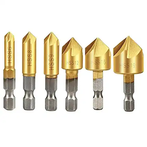Kegelsenker QLOUNI 90° Set mit 6 Teilen und 5 Flöten