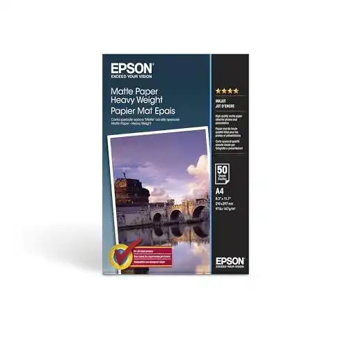 Epson Fotopapier C13S041256 Matte Heavyweight Papier A4