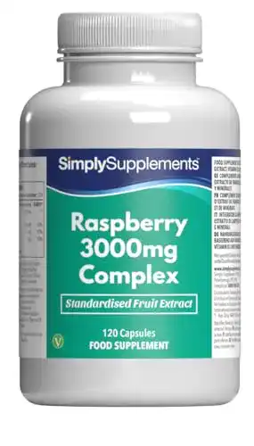 Himbeerketone Simply Supplements 3000mg – 120 Kapseln