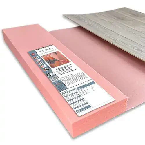 Trittschalldämmung Uficell für Laminat und Parkett mit Fußbodenheizung