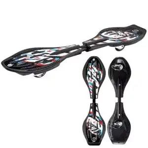 Waveboard Schildkröt Streetsurfing Unisex Jugend G1 in Schwarz
