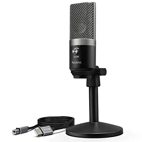 Fifine USB Mikrofon für PC Großmembran-Mikrofon