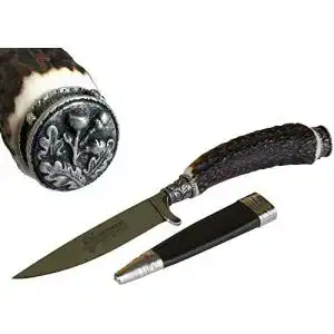 Jagdnicker Trachtenmesser Mayr – Hochwertiges Jagdmesser mit Hirschhorngriff