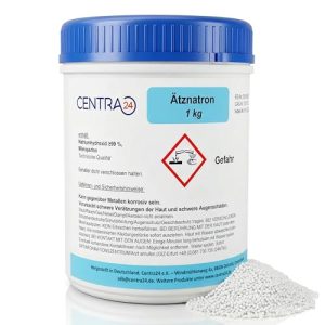 Rohrreiniger Centra24 Natriumhydroxid Perlen 1 kg Dose