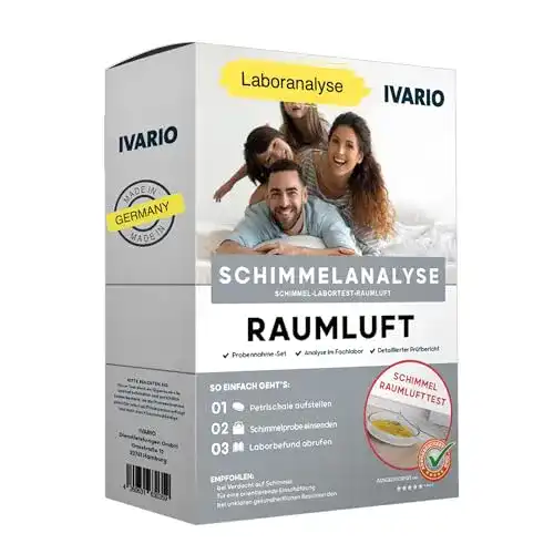 Schimmeltest Ivario Raumluft Analyse für 1 Raum