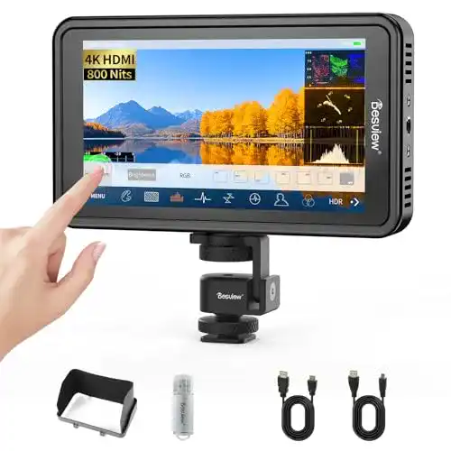 Desview R5II Field Monitor mit 5,5 Zoll Touchscreen und 800 Nits