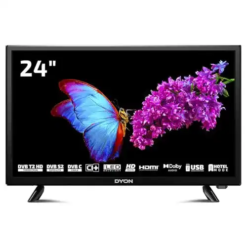 Dyon Fernseher Enter 24 Pro X2 60 cm (24 Zoll) mit Triple Tuner und USB