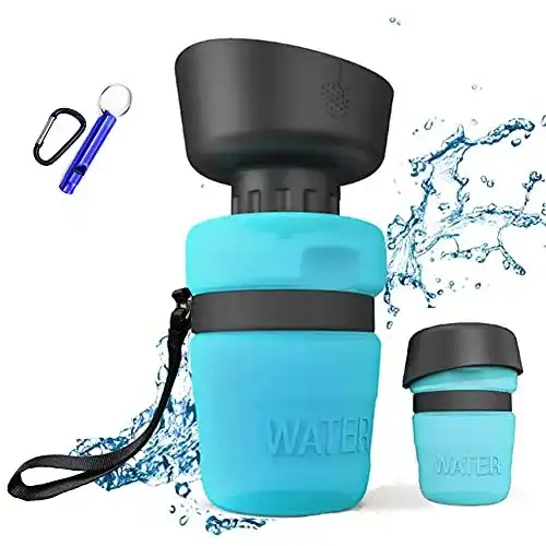 Trinkflasche für Hunde von ZONSUSE – Tragbare Wasserflasche für Haustiere