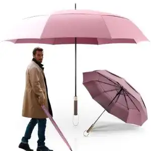Regenschirm groß Logan & Barnes Stockschirm sturmfest 120 cm