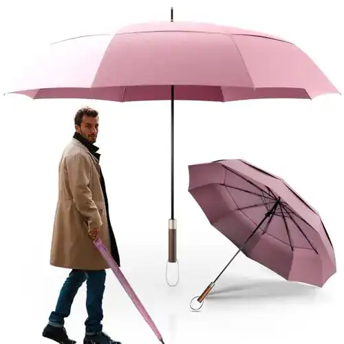 Regenschirm groß Logan & Barnes Stockschirm sturmfest 120 cm