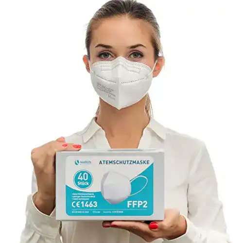 FFP2-Masken Schwarz Health2b aus Deutschland