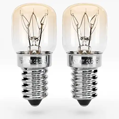 Backofenlampe Greate E14 15W 2er Pack für Backöfen und Mikrowellen