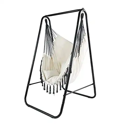 Hängesessel mit Gestell CCLIFE für Indoor und Outdoor