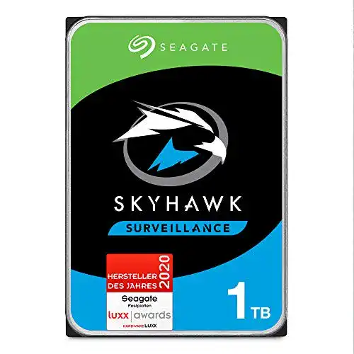 Seagate SkyHawk 1TB interne Festplatte HDD für Überwachungssysteme