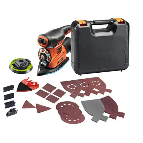 Multischleifer von Black+Decker 4-in-1, 220W mit Autoselect-Funktion