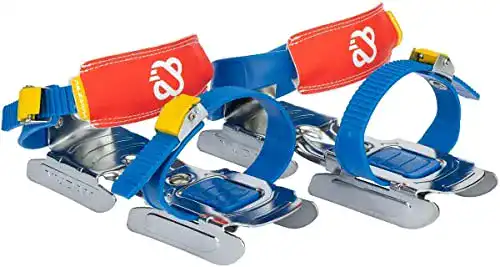 Verstellbare Kinder Schlittschuhe Nijdam in Größe 24-34 Blau