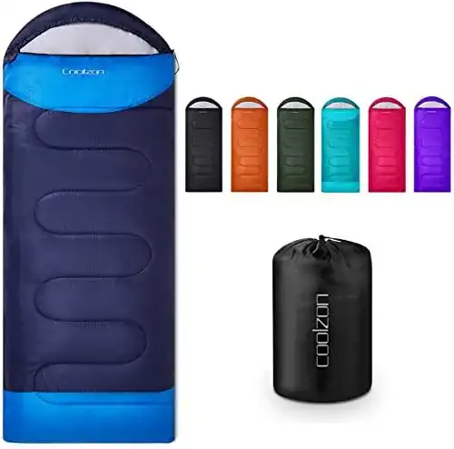 Schlafsack Coolzon für Outdoor Camping in 3-4 Jahreszeiten