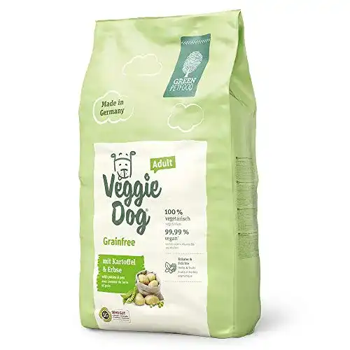 Veganes Hundefutter Green Petfood VeggieDog grainfrei, 10 kg Packung