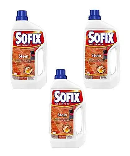 Steinreiniger Sofix für Steinboden, 3×1 l
