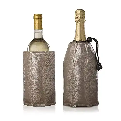 Flaschenkühler Manschette Vacu Vin 3887560 für Wein und Champagner