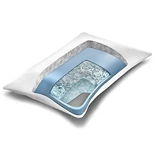Wasserkissen Cillows in 40 x 80 cm – Weiß