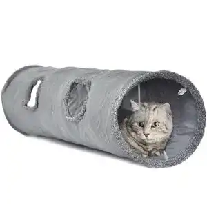 Katzentunnel LeerKing für Katzen und kleine Haustiere, faltbar
