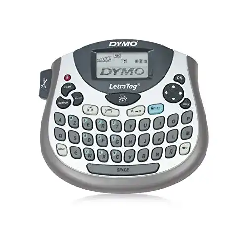 Beschriftungsgerät Dymo S0758360 LetraTag LT-100T, Grau/Silber