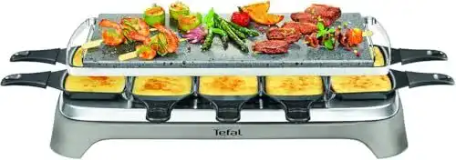 Raclette-Grill mit Steinplatte von Tefal Pierrade, 1350 Watt