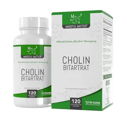 Cholin Mindful Matter MM – 120 vegane Kapseln, hochdosiertes Cholin