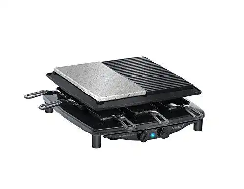 Steba Raclette Grill Made in Germany mit Natursteingrillplatte