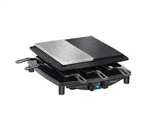 Steba Raclette Grill Made in Germany mit Natursteingrillplatte
