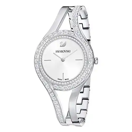 Damenuhr Swarovski Eternal mit Metallarmband in Silberfarbe