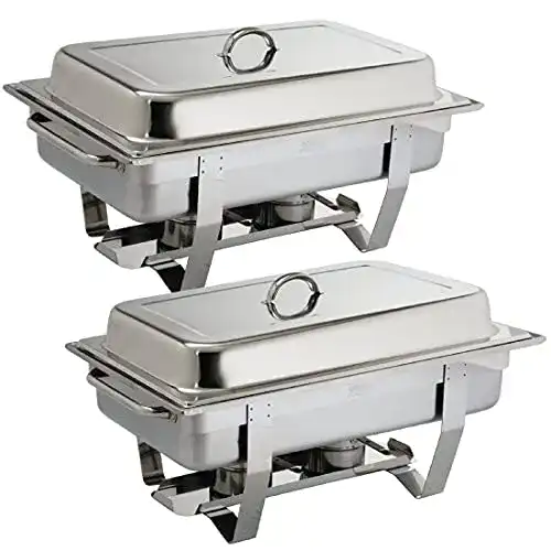 Chafing Dish Olympia Milan Edelstahl Speisewärmer-Set