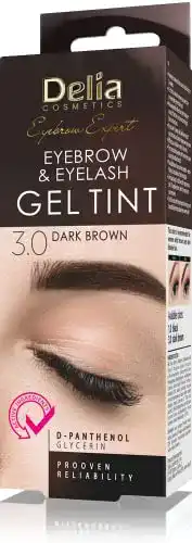 Wimpernfarbe von Delia Cosmetics für Augenbrauen- und Wimpernfärbung