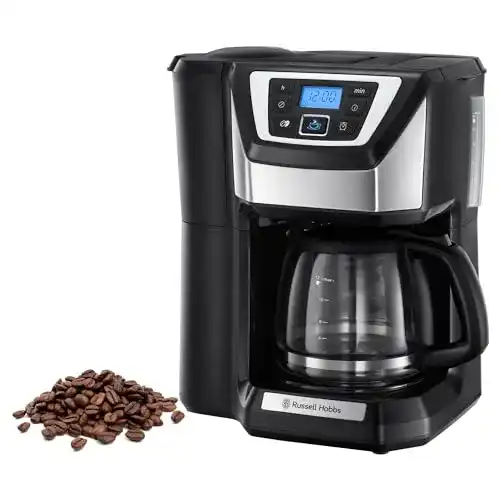 Kaffeemaschine mit Timer und Mahlwerk von Russell Hobbs