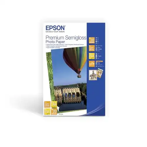 Epson C13S041332 Semi Gloss Fotopapier für brillante Druckqualität