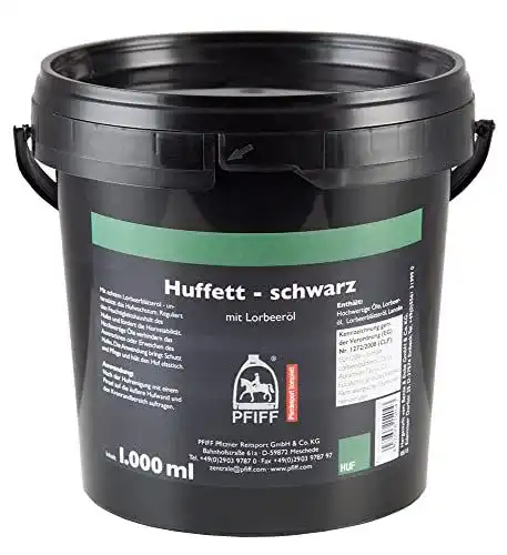 Huffett PFIFF mit Lorbeeröl für Pferdehufpflege