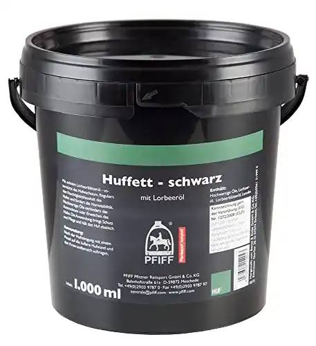 Huffett PFIFF mit Lorbeeröl für Pferdehufpflege
