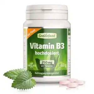 Vitamin B3 (Niacin) 250 mg hochdosiert 180 Tabletten