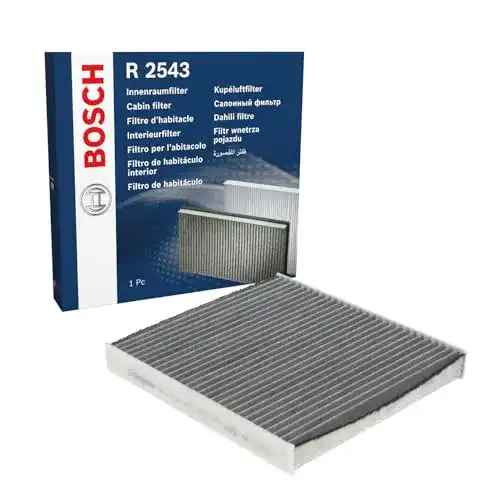 Innenraumfilter Aktivkohle Bosch R2543 für saubere Luft im Fahrzeug