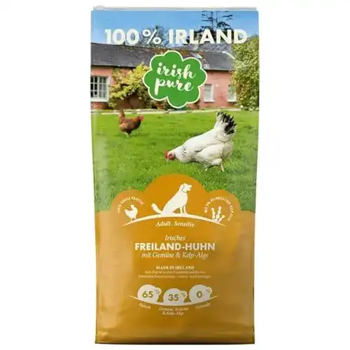 Glutenfreies Hundefutter Irish Pure Premium Trockenfutter 1,5kg