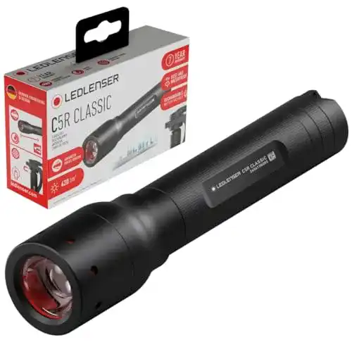Ledlenser C5R Classic LED Taschenlampe wiederaufladbar mit 420 Lumen