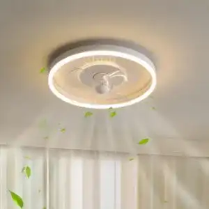 LED-Deckenventilator HYKISS mit Beleuchtung und Fernbedienung