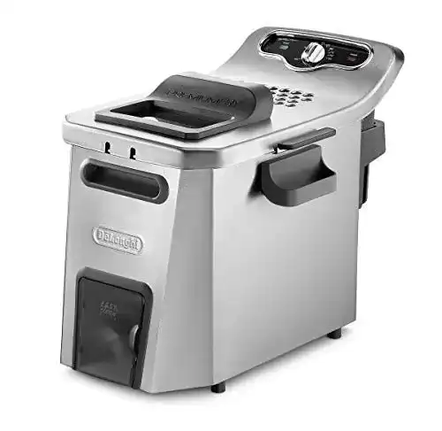 Kaltzonen-Fritteuse De’Longhi PremiumFry F44532.CZ mit 1,5 kg Fassungsvermögen