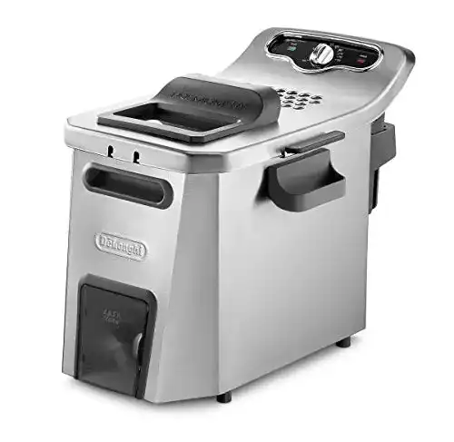 Kaltzonen-Fritteuse De’Longhi PremiumFry F44532.CZ mit 1,5 kg Fassungsvermögen