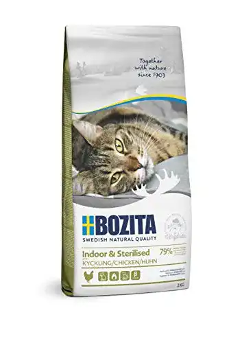 Bozita Indoor & Sterilised Katzenfutter mit Hühnchen für drinnen