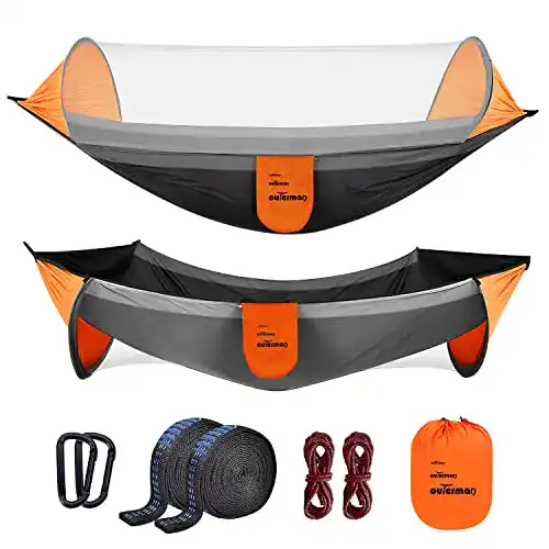 Outdoor Hängematte mit Moskitonetz für 2 Personen