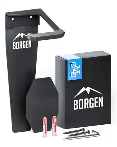 E-Bike Wandhalterung Borgen für vertikale Montage von Fahrrädern