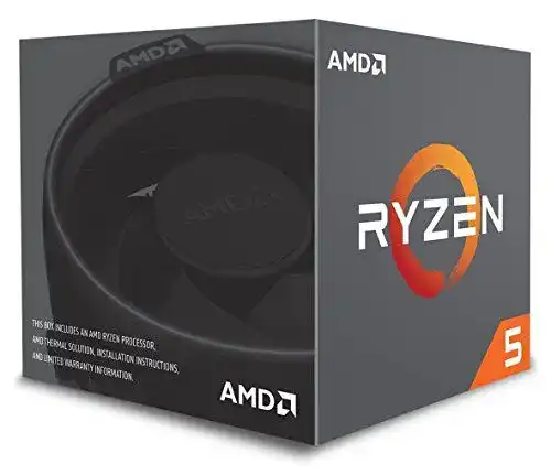 AMD Ryzen 5 2600 Prozessor YD2600BBAFBOX mit 3,4 GHz Basisgeschwindigkeit