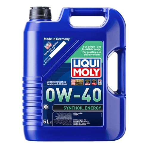 Motoröl 0W40 Liqui Moly Synthoil Energy 5L – Vollsynthetisches Motoröl